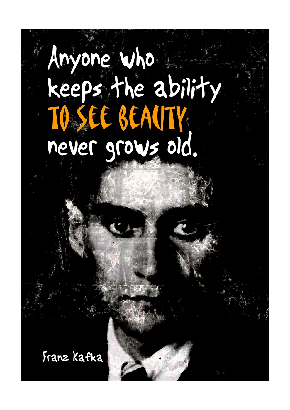 Anyone who keeps the ability to see beauty never grows old. ~ Franz